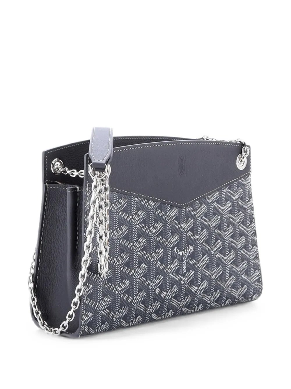Structured Rouette Chain Coated Canvas Mini shoulder bag