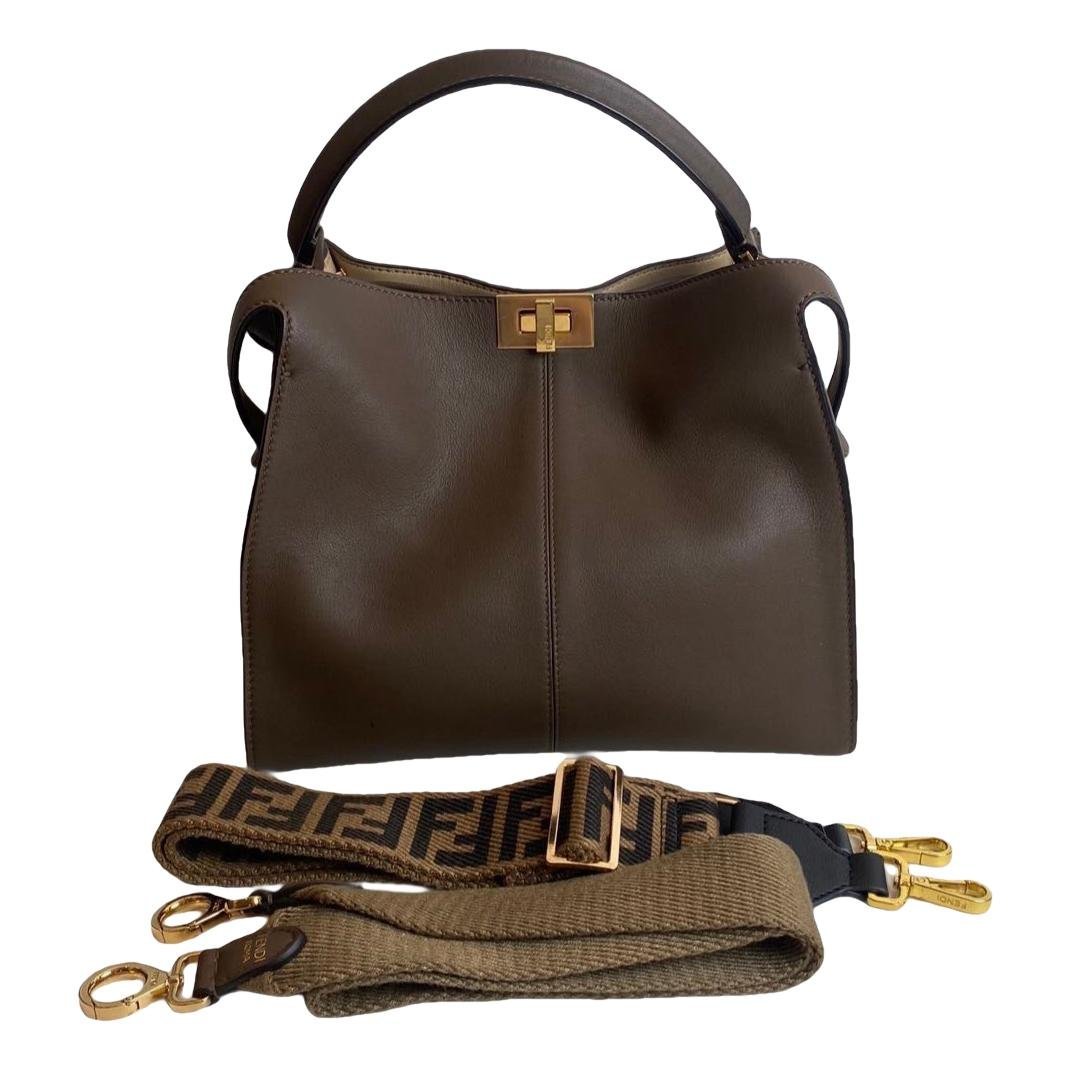 Peekaboo X-Lite leather handbag