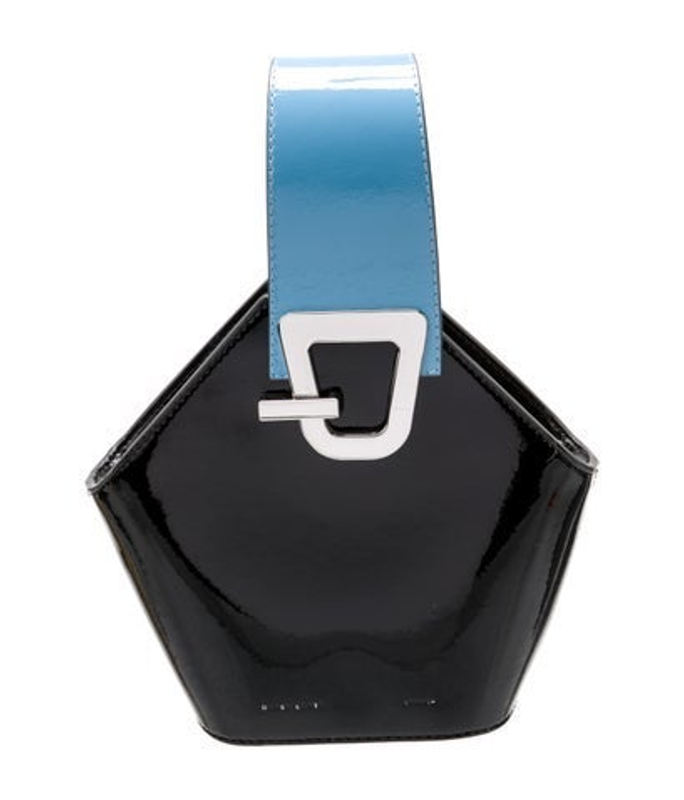 Danse Lente Lente Patent Leather Top Handle Bag