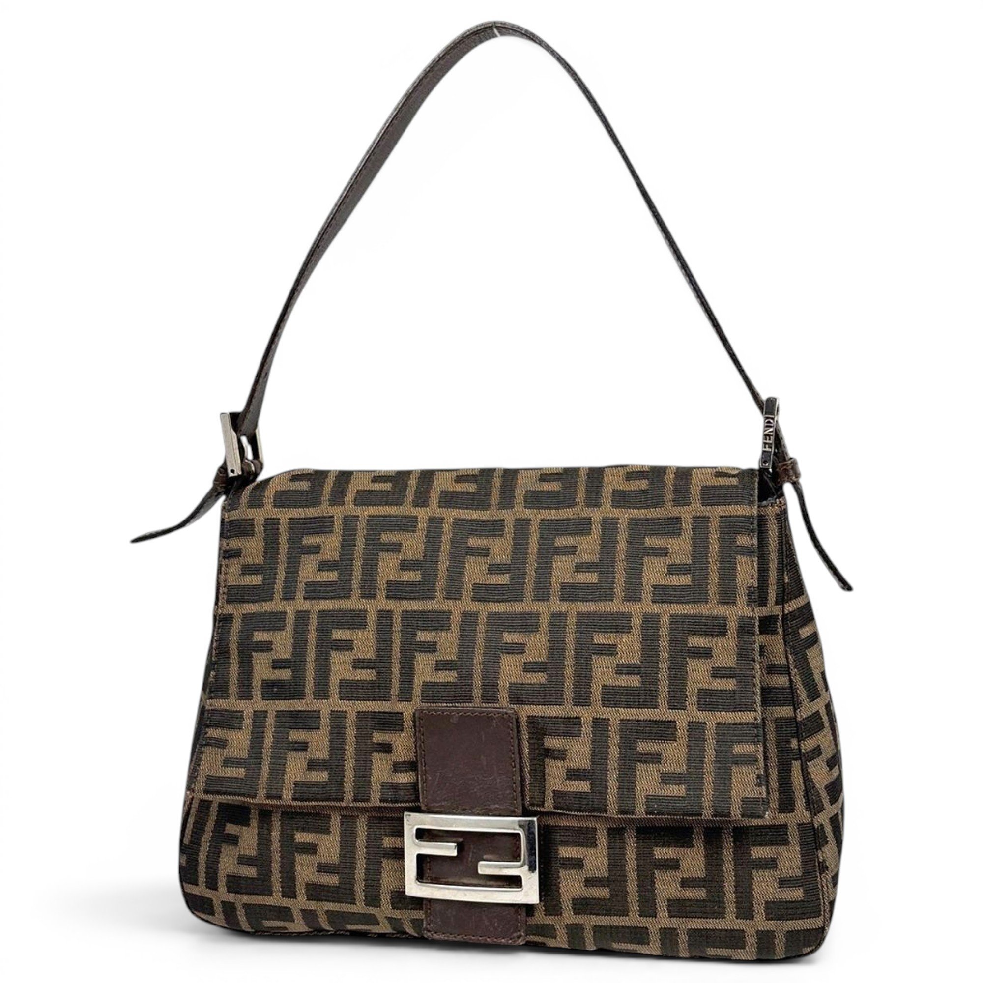 Baguette leather handbag