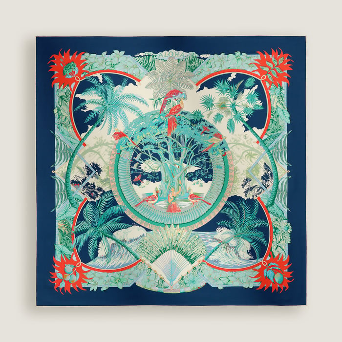 Aloha Double Face Scarf 90