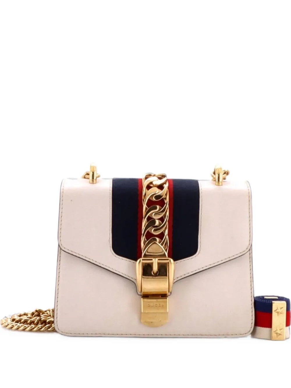 Sylvie Chain Shoulder Bag Leather Mini crossbody bag