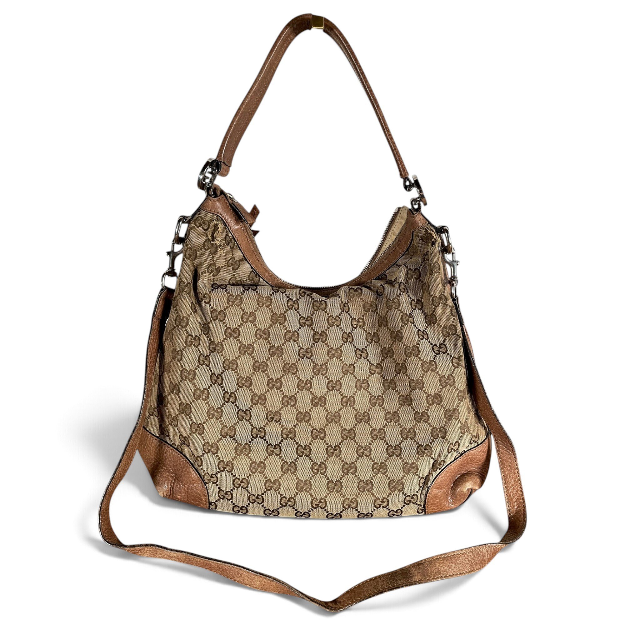 Hobo leather handbag