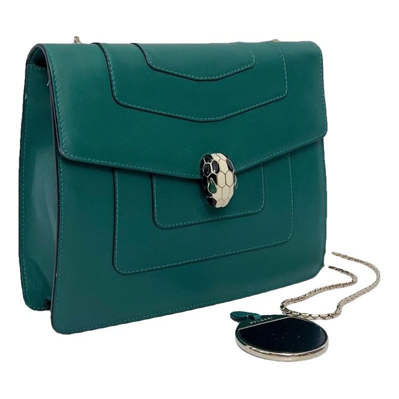 Serpenti leather handbag