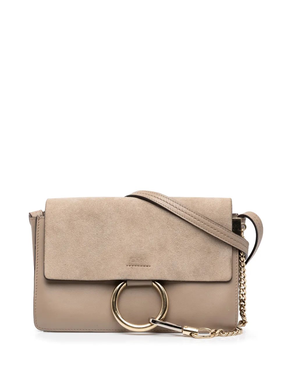 2016 Small Suede and Calfskin Faye crossbody bag