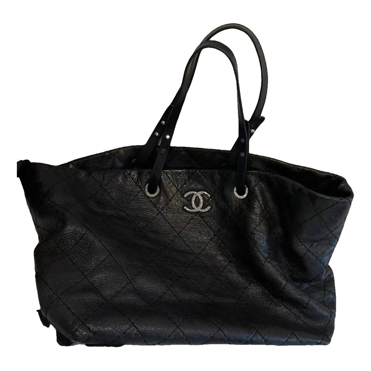 Grand shopping leather tote