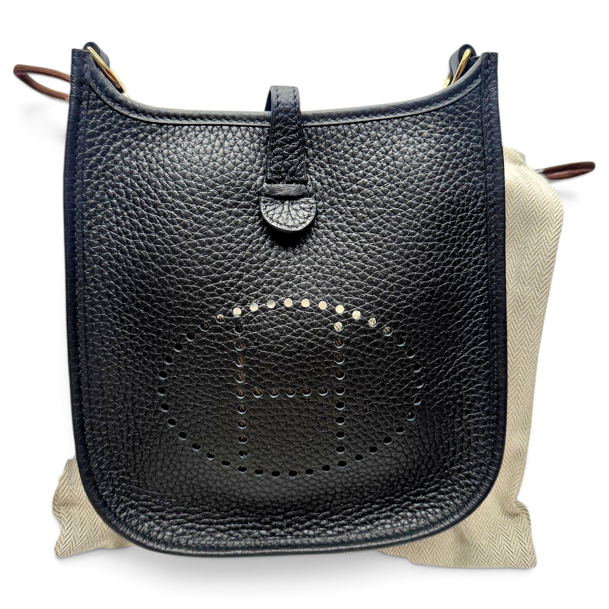 Leather backpack