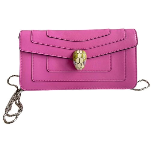 Serpenti leather handbag