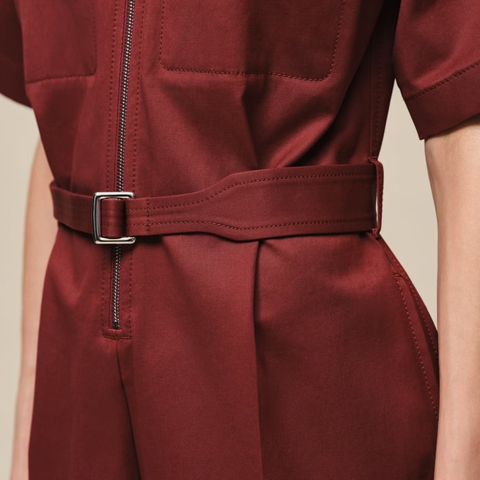 Rouge H Double Cotton Twill Jumpsuit