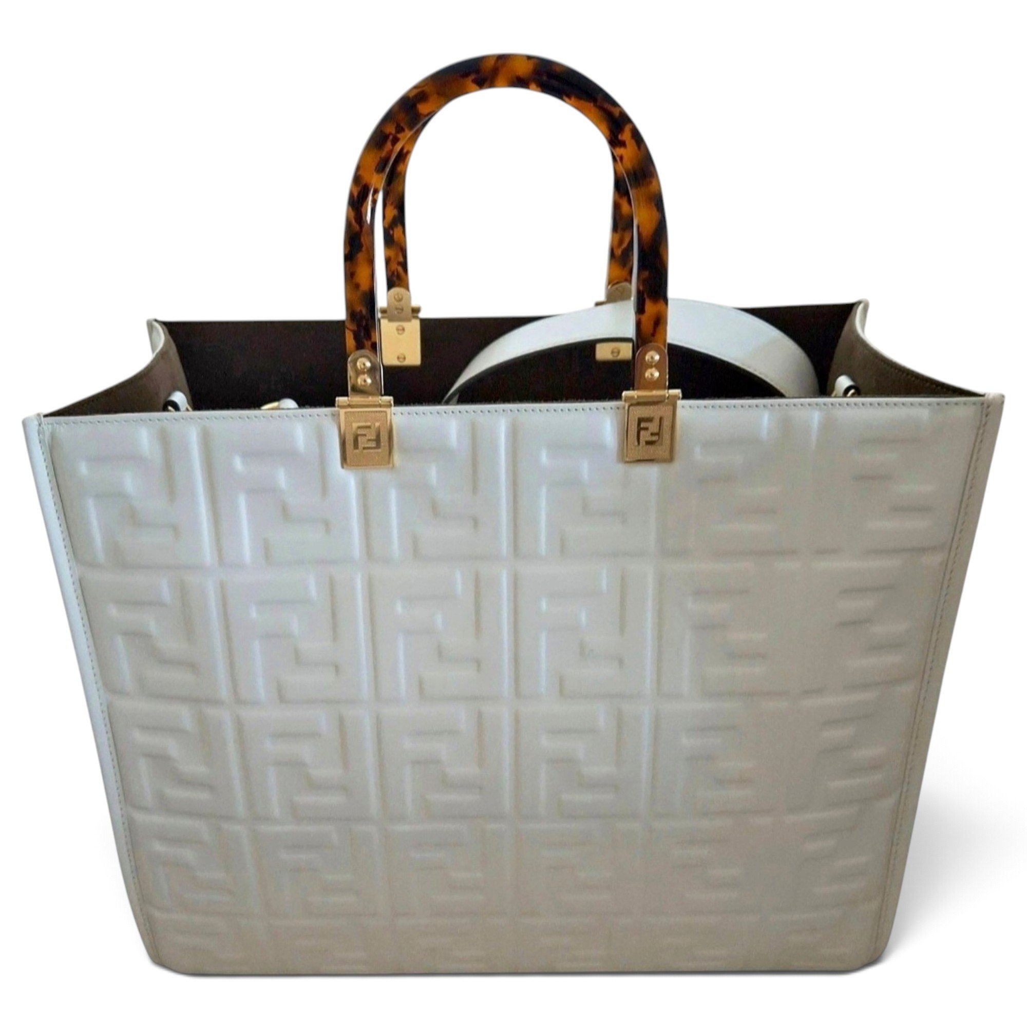 Sunshine leather tote