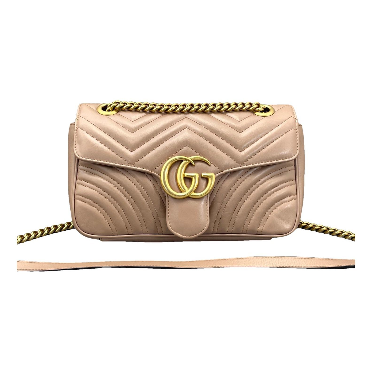 GG Marmont Flap leather handbag