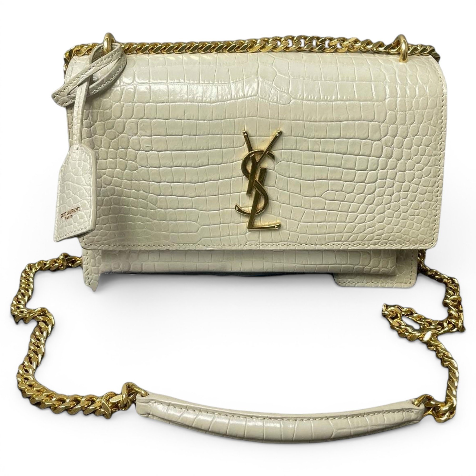 Sunset leather handbag