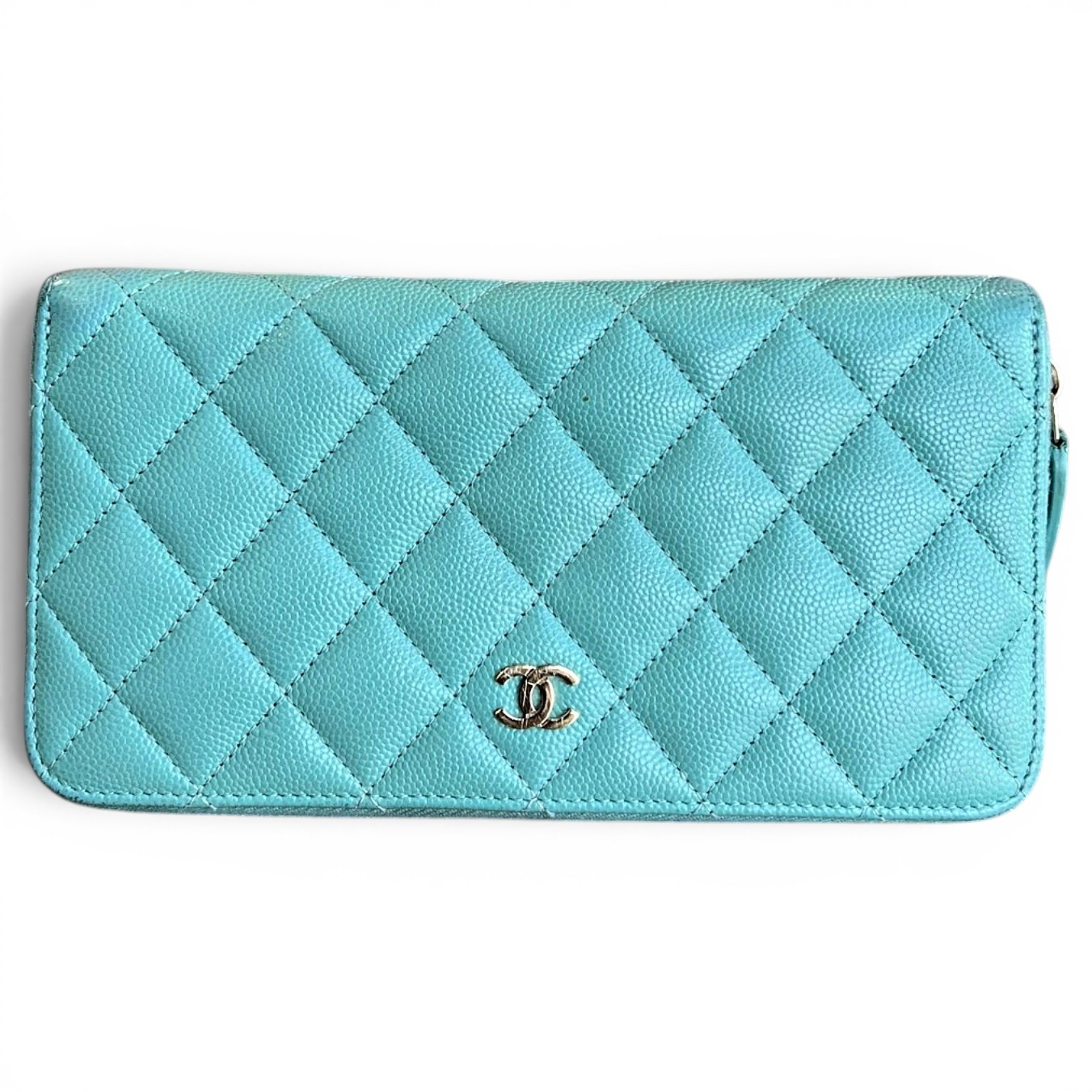Wallet On Chain leather crossbody bag