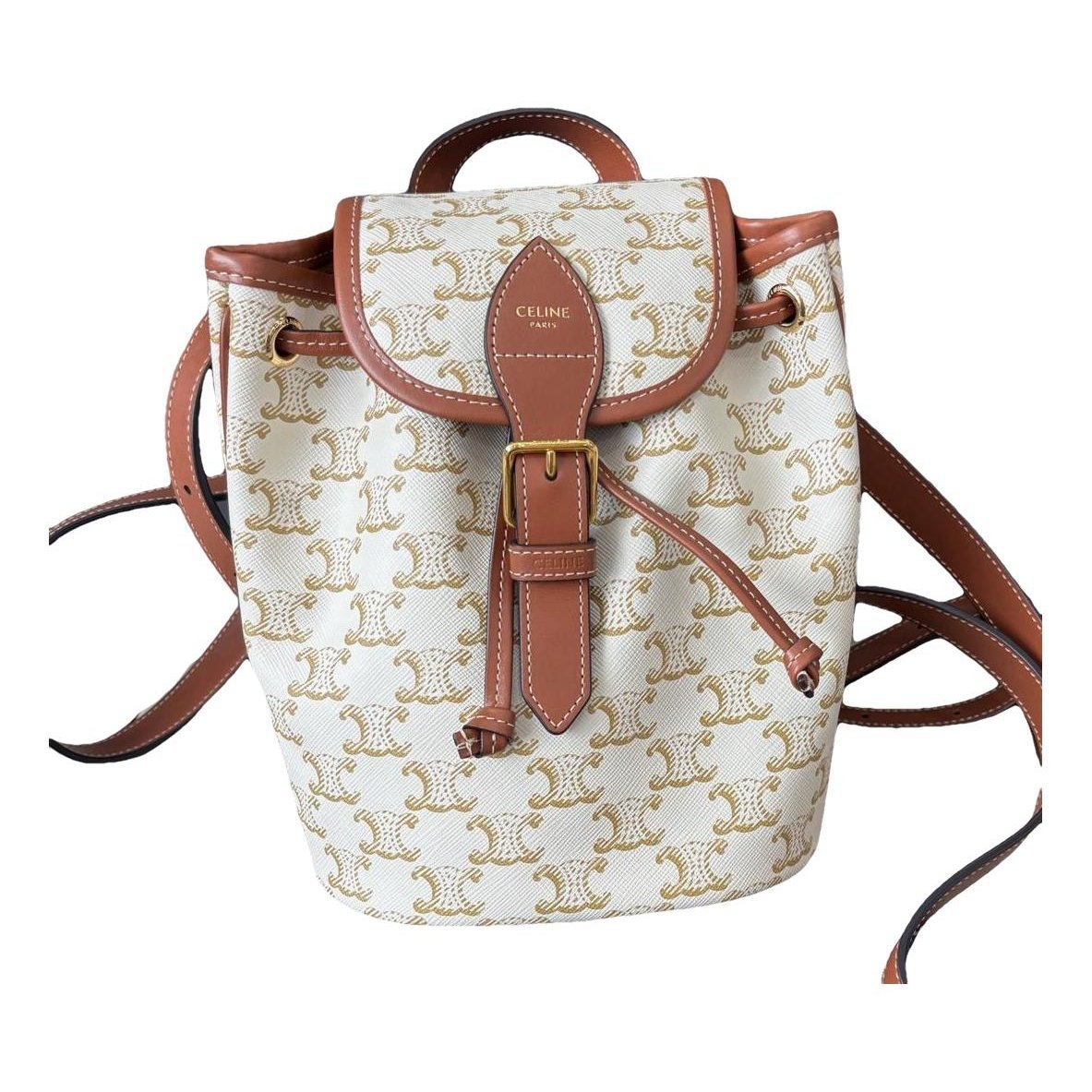 Leather backpack