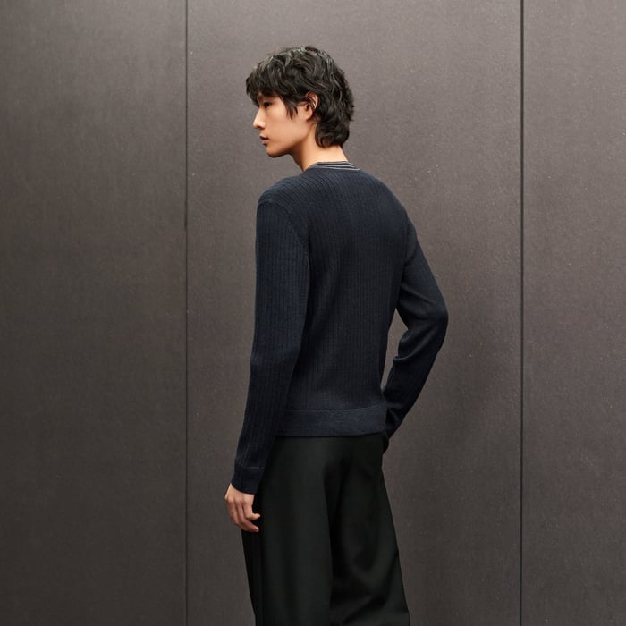 Marine "Detail Etriviere Alpaga" Crewneck Sweater