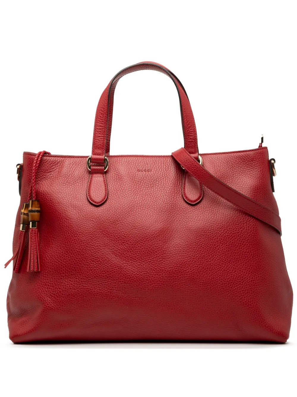 2000-2015 Leather Bamboo Tassel satchel