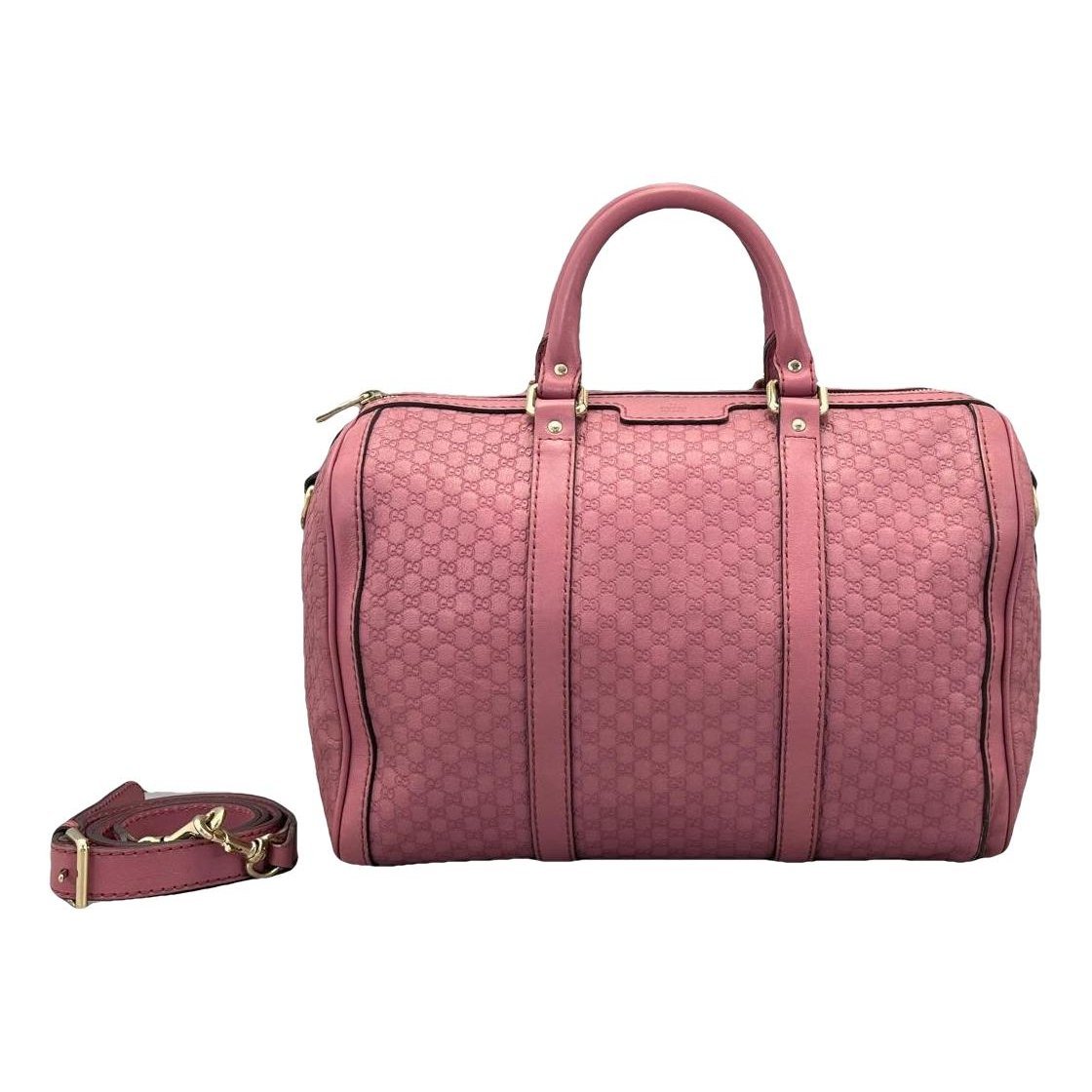 Boston leather handbag