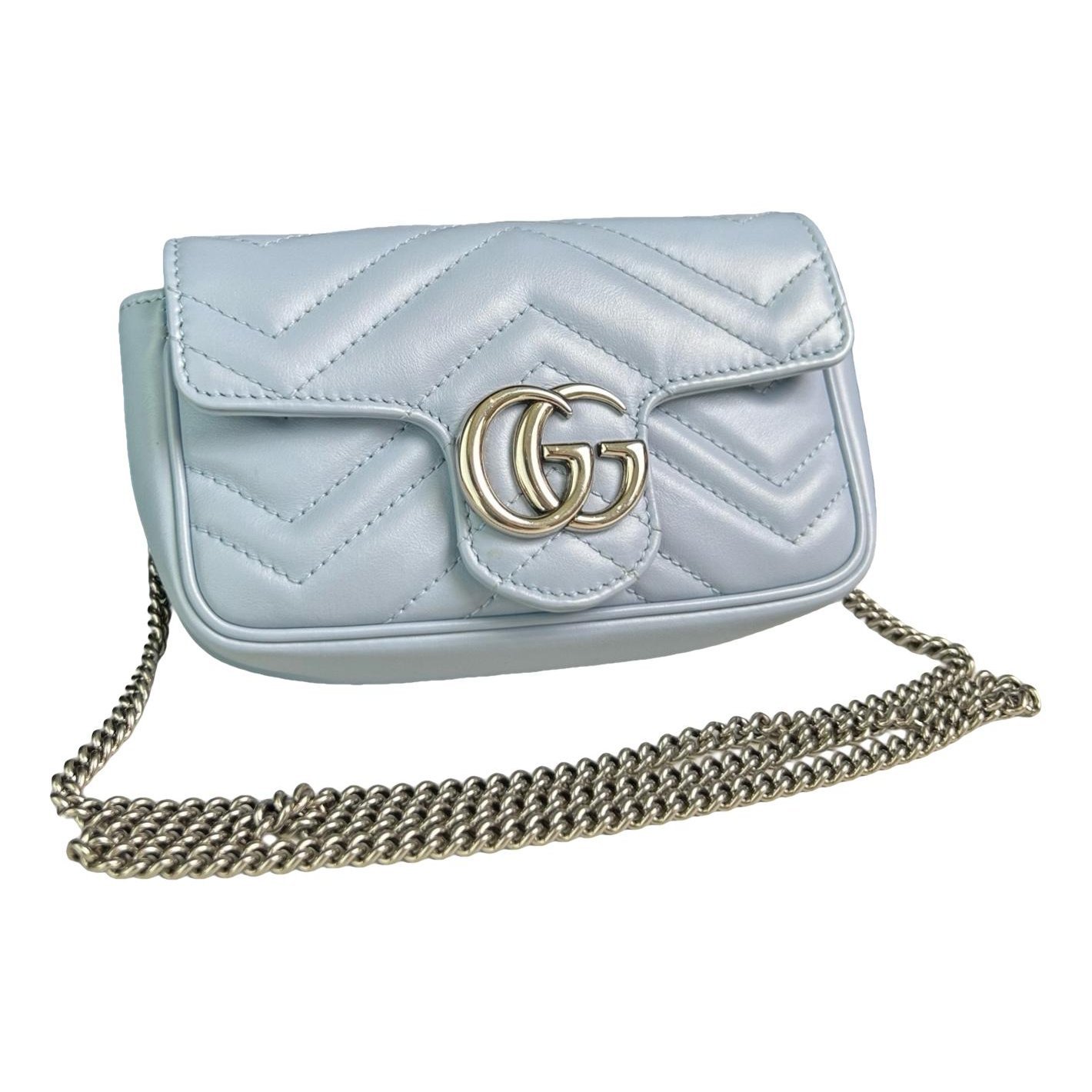 GG Marmont Flap leather mini bag