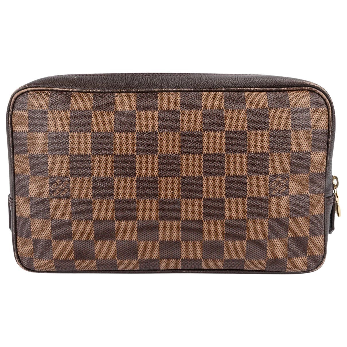 Leather clutch bag