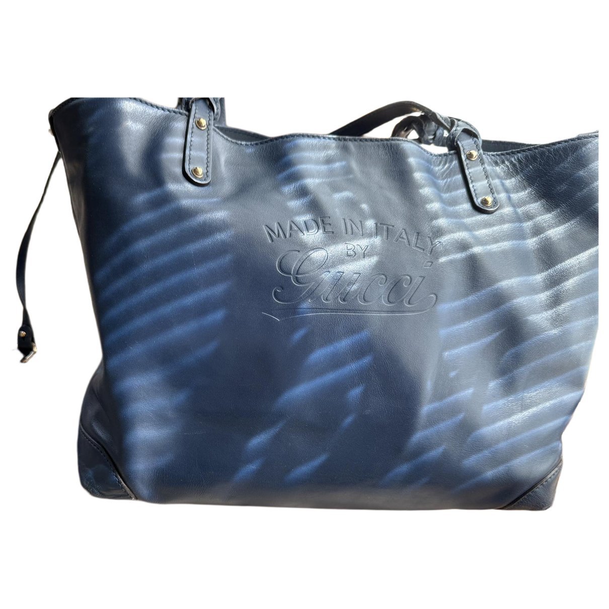 Leather tote