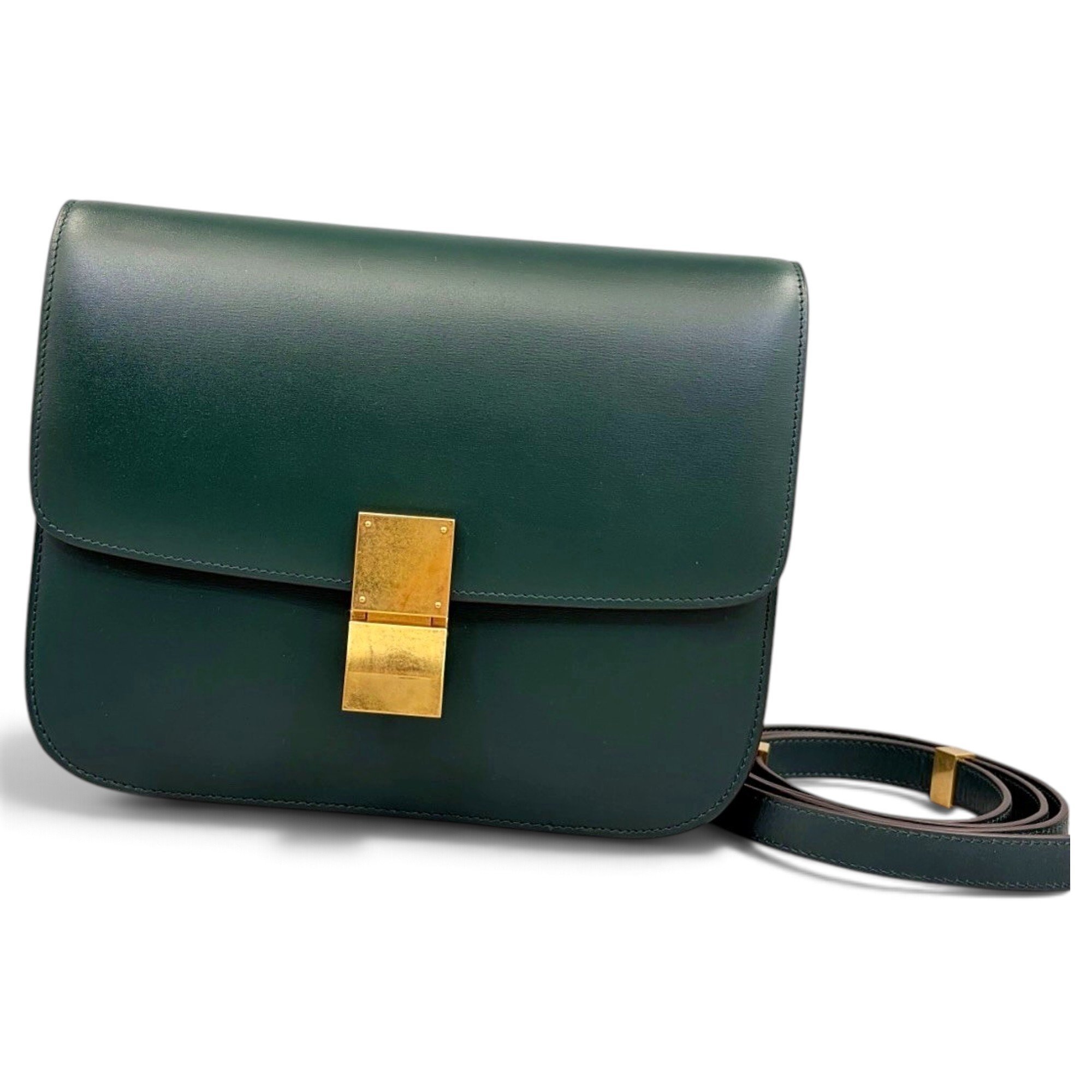 Classic leather handbag