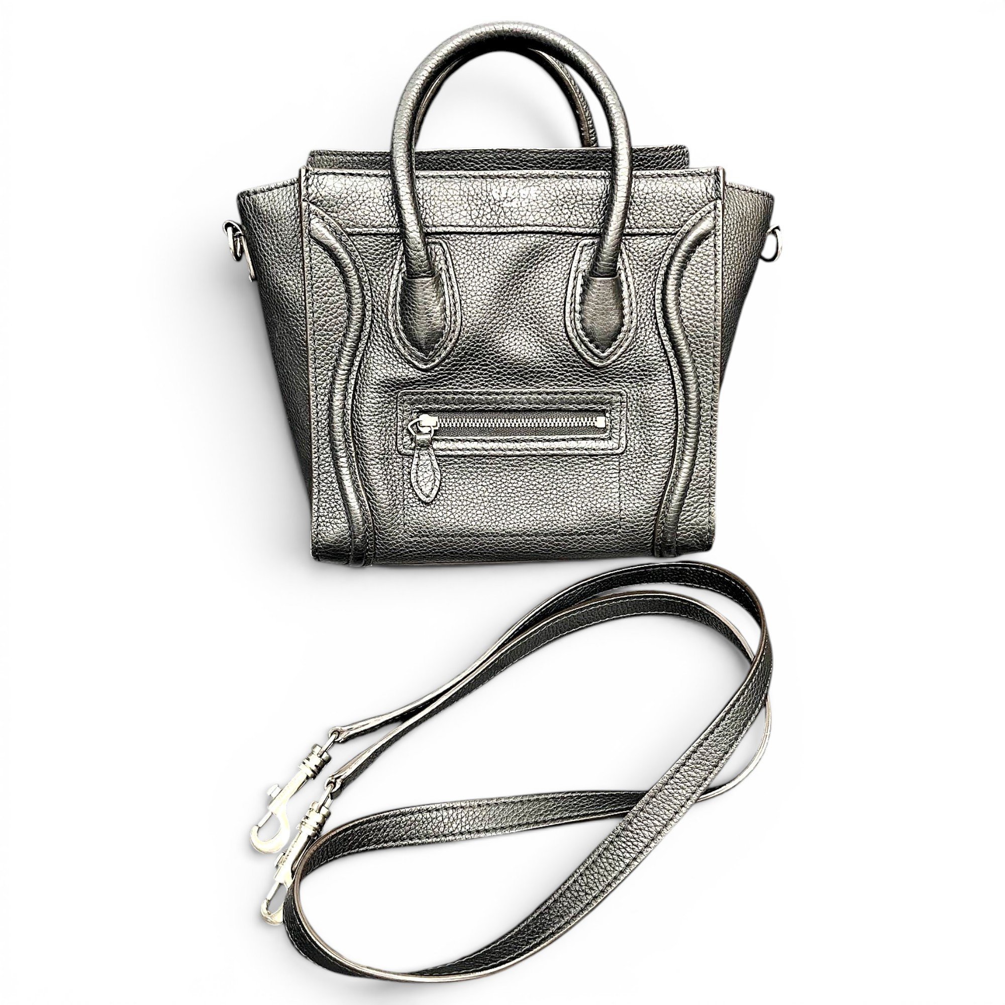Luggage leather handbag