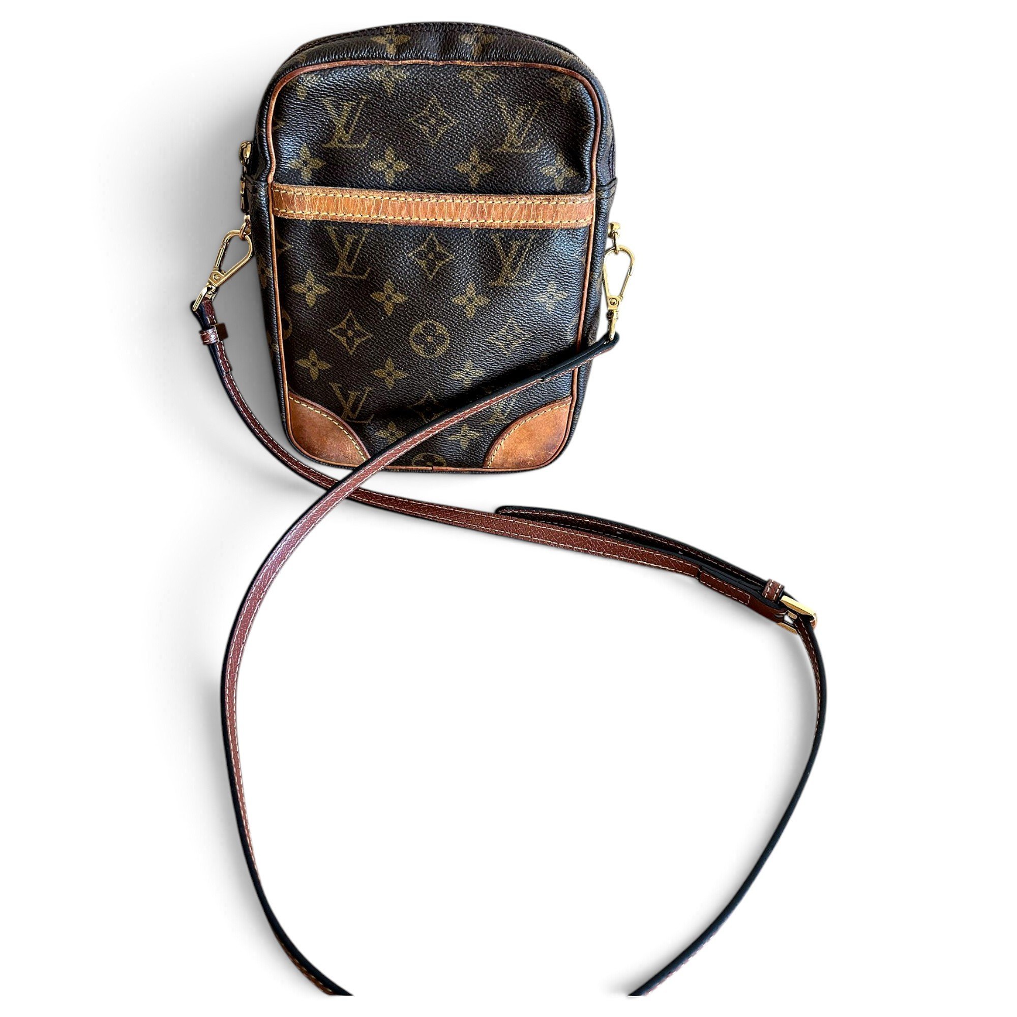 Danube leather crossbody bag