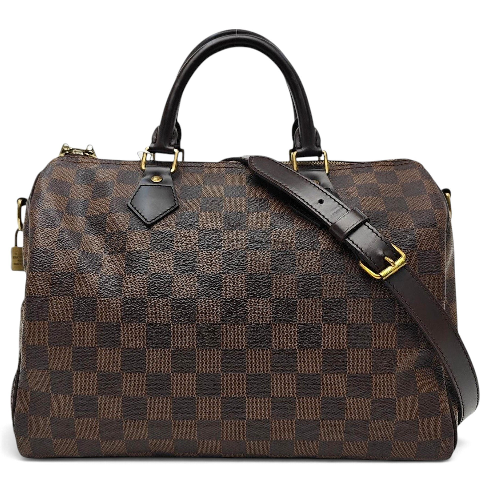 Nano Speedy / Mini HL leather handbag