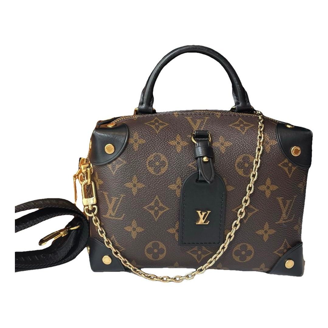 Petite Malle Souple leather handbag