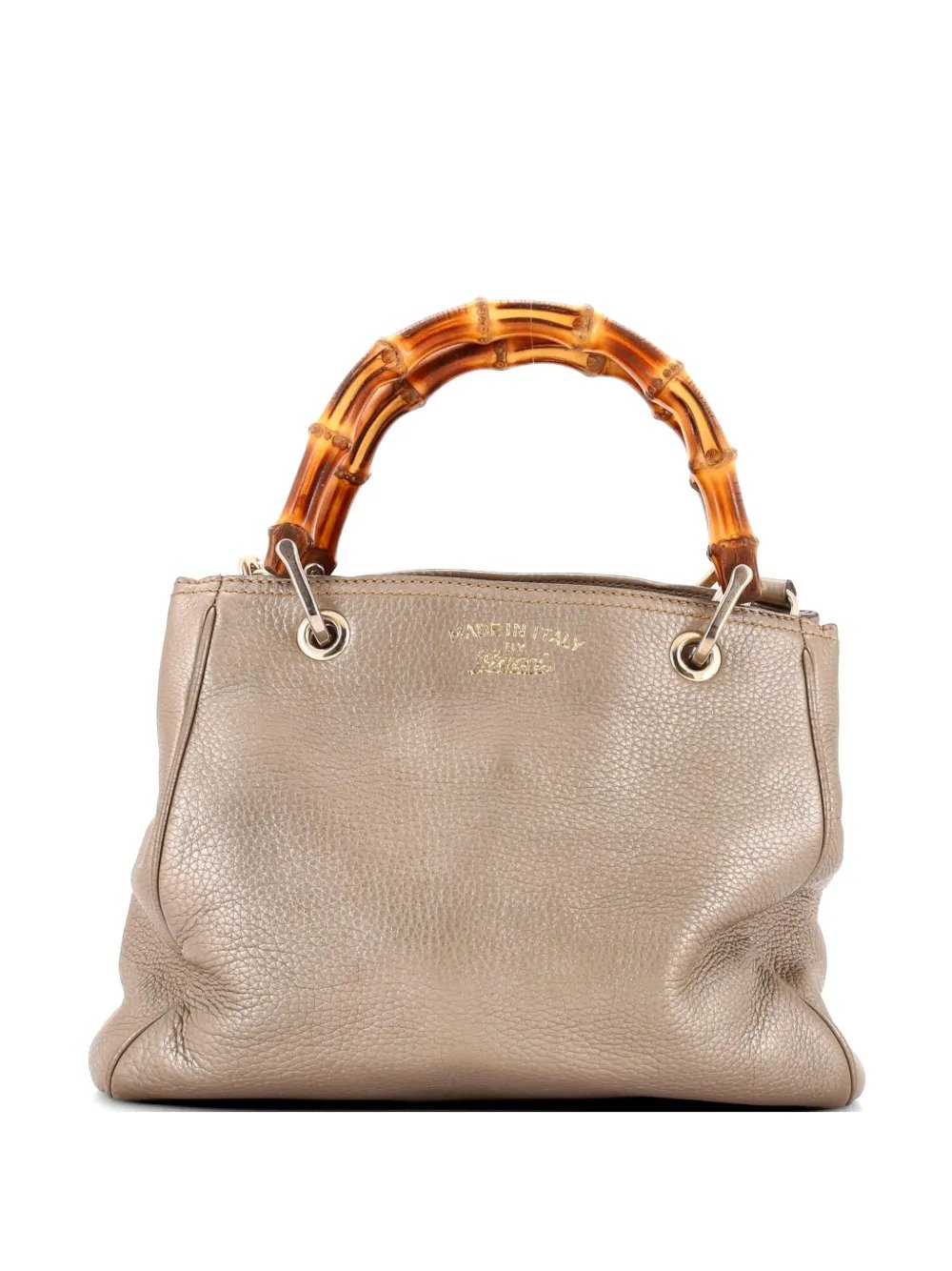 Bamboo Shopper Leather Small tote bag