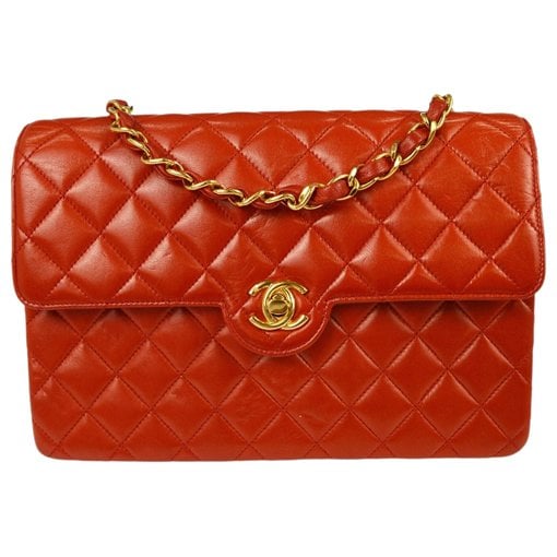 Deauville Chain leather handbag