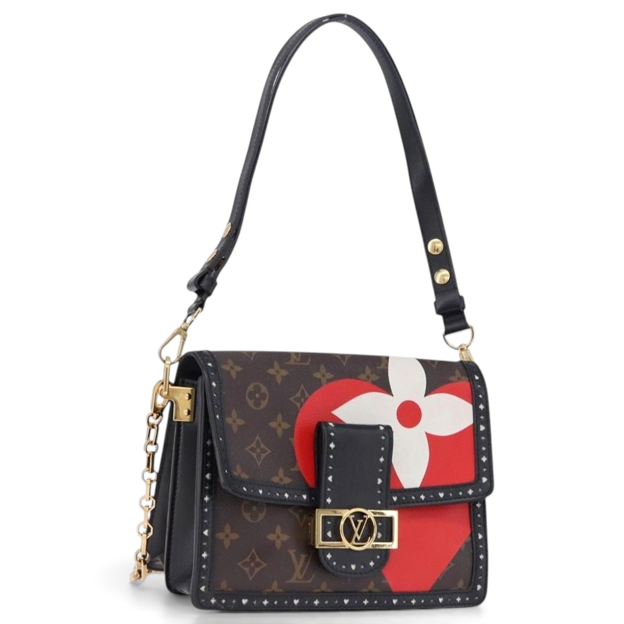Dauphine leather handbag