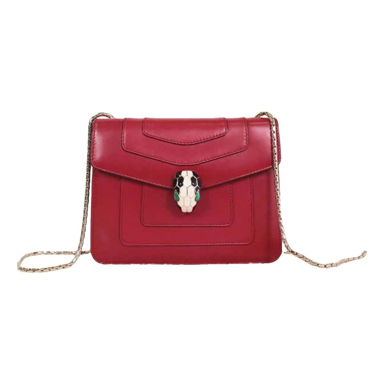 Bvlgari Serpenti leather crossbody bag