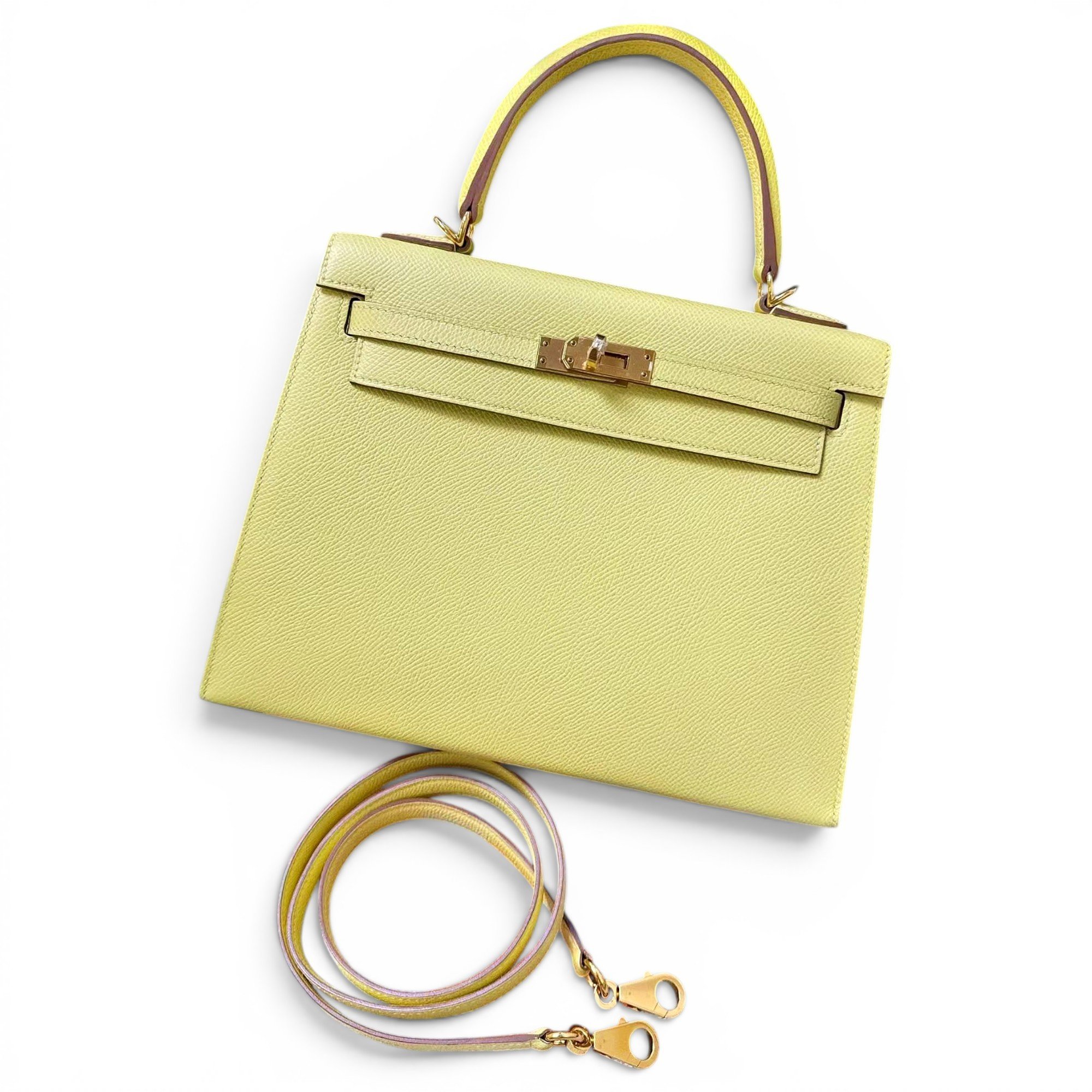 Kelly 25 leather handbag