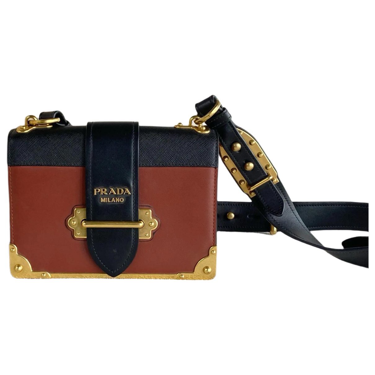 Cahier leather handbag