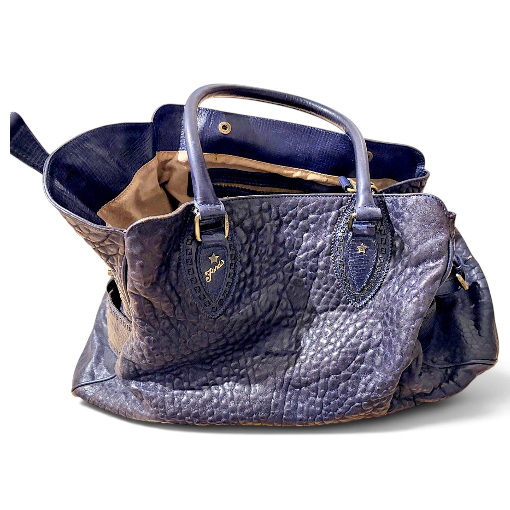 Leather tote