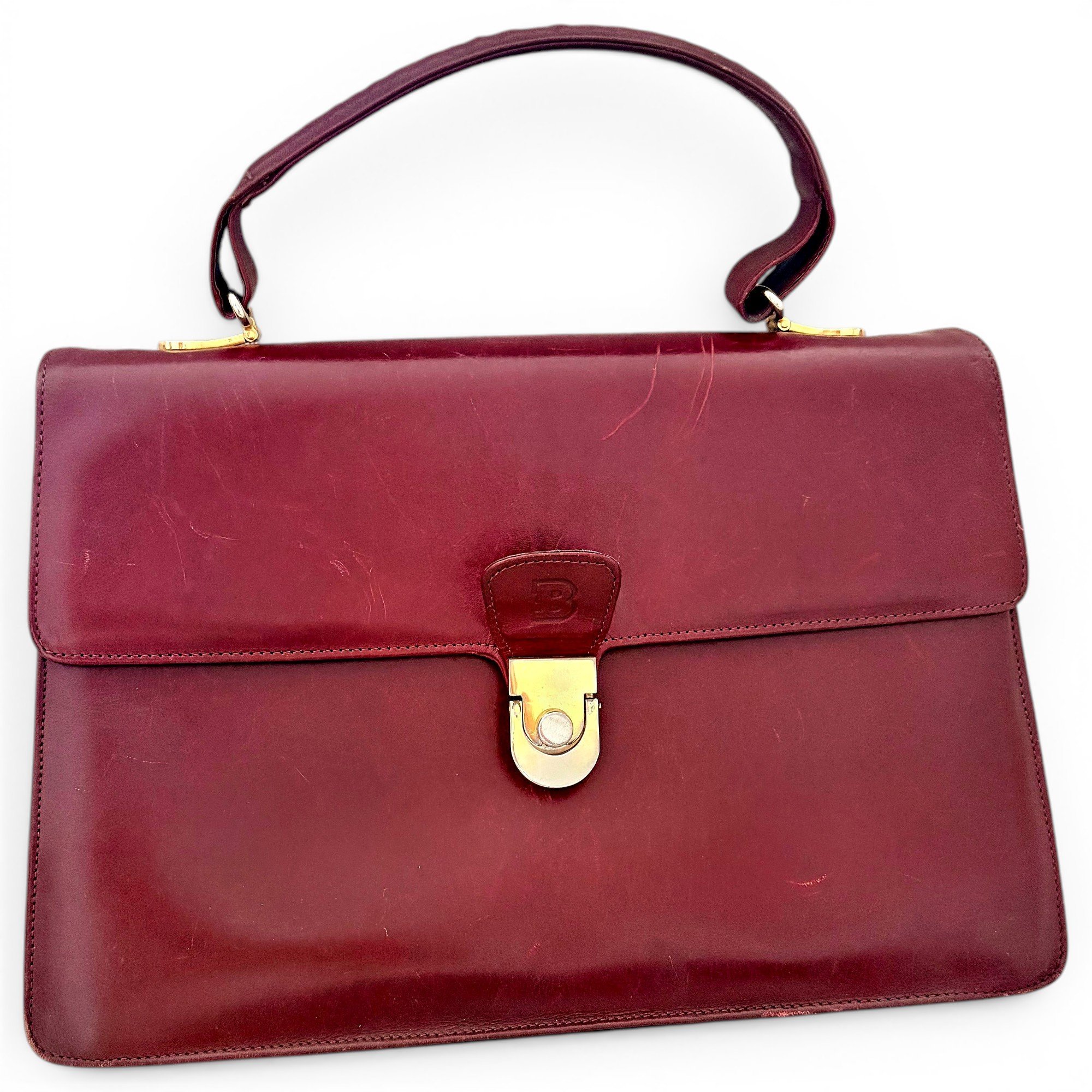 Leather handbag