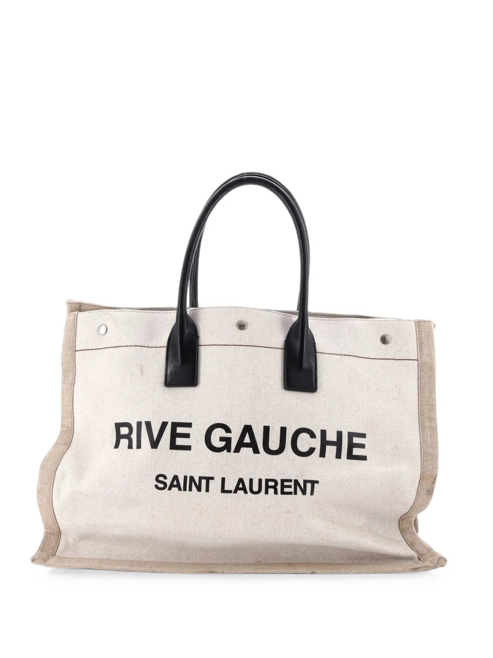 Rive Gauche Shopper Canvas Large tote bag