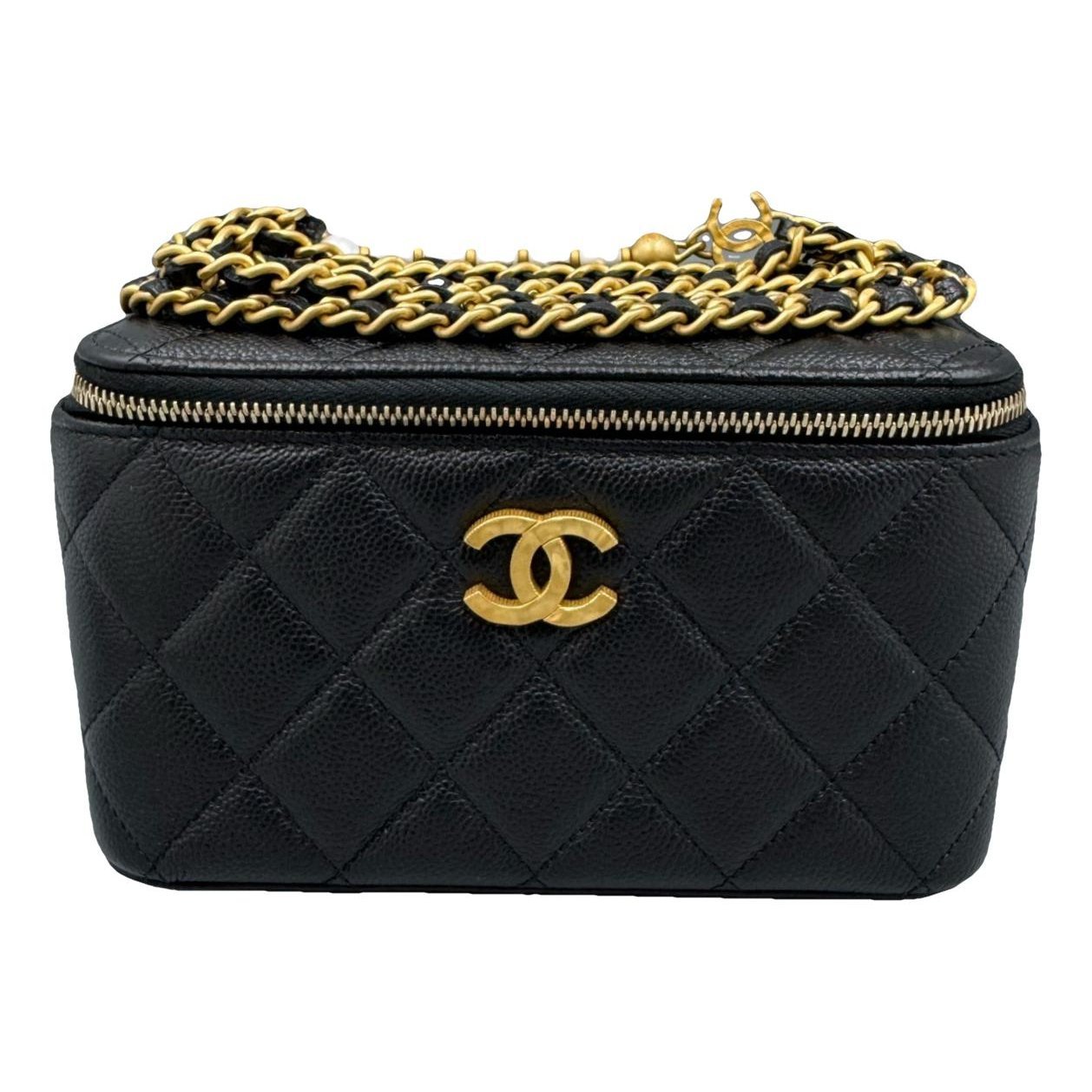 Trendy CC Vanity leather handbag