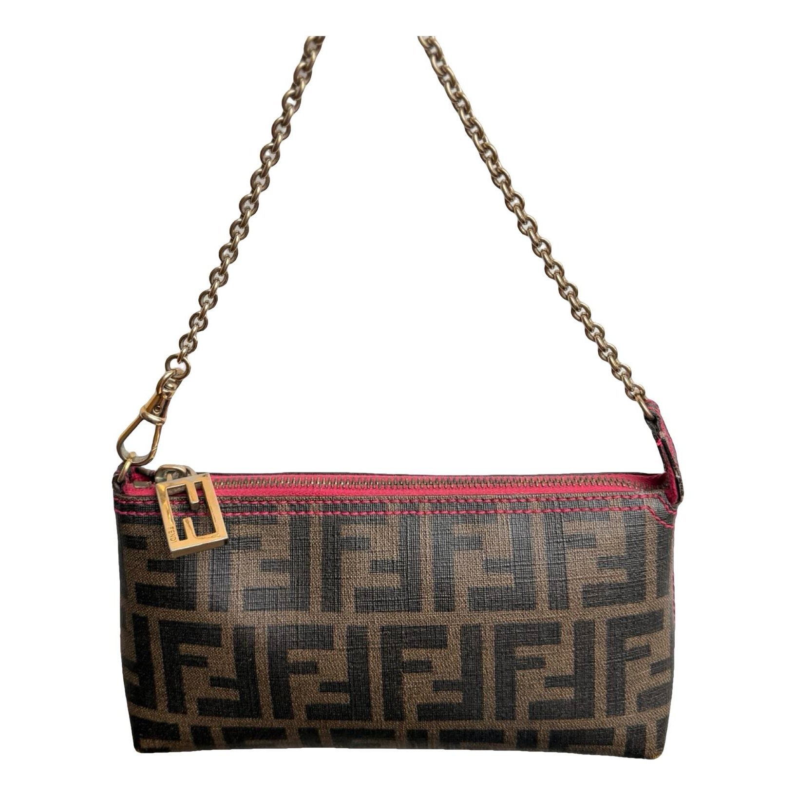 Baguette leather handbag