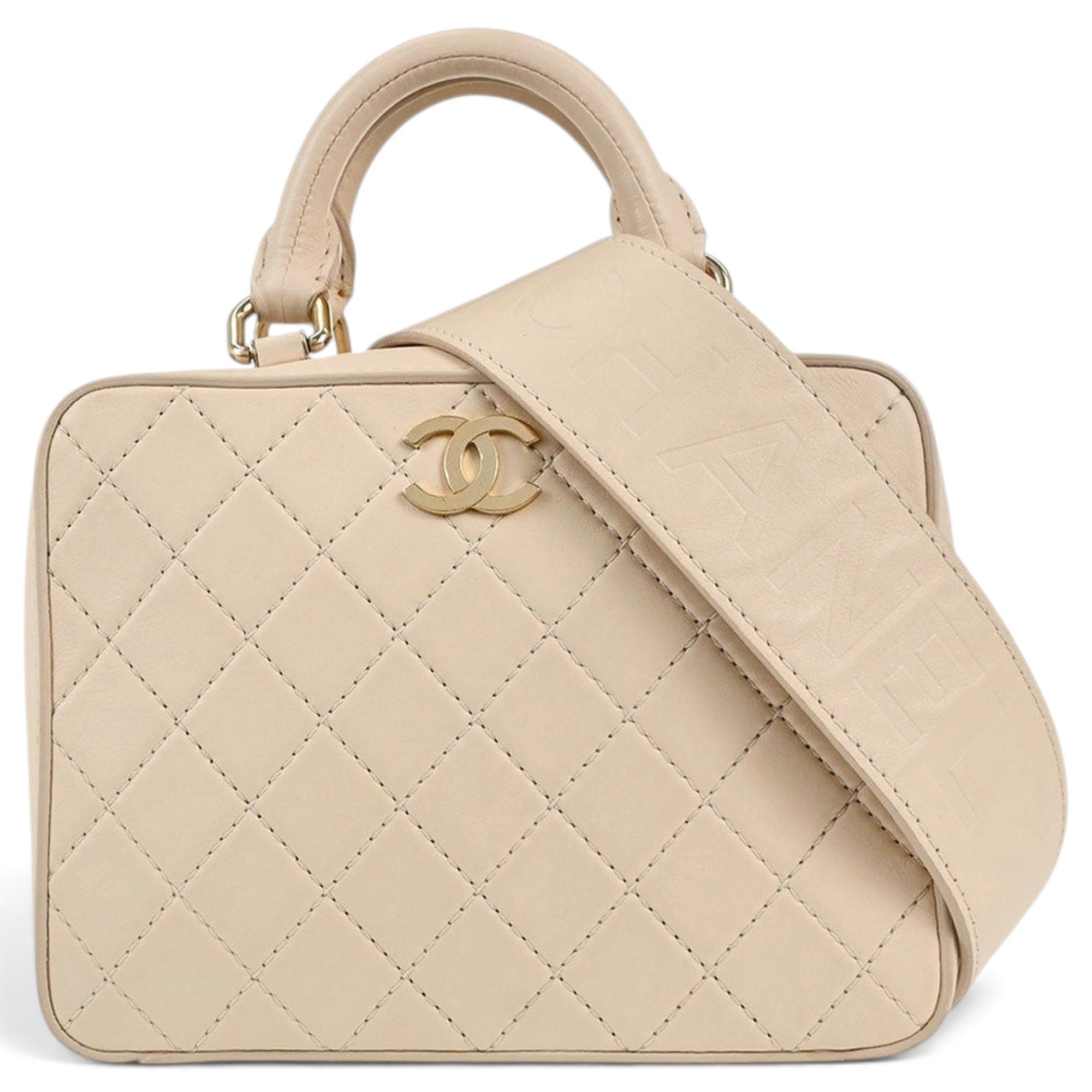 Vanity leather bag