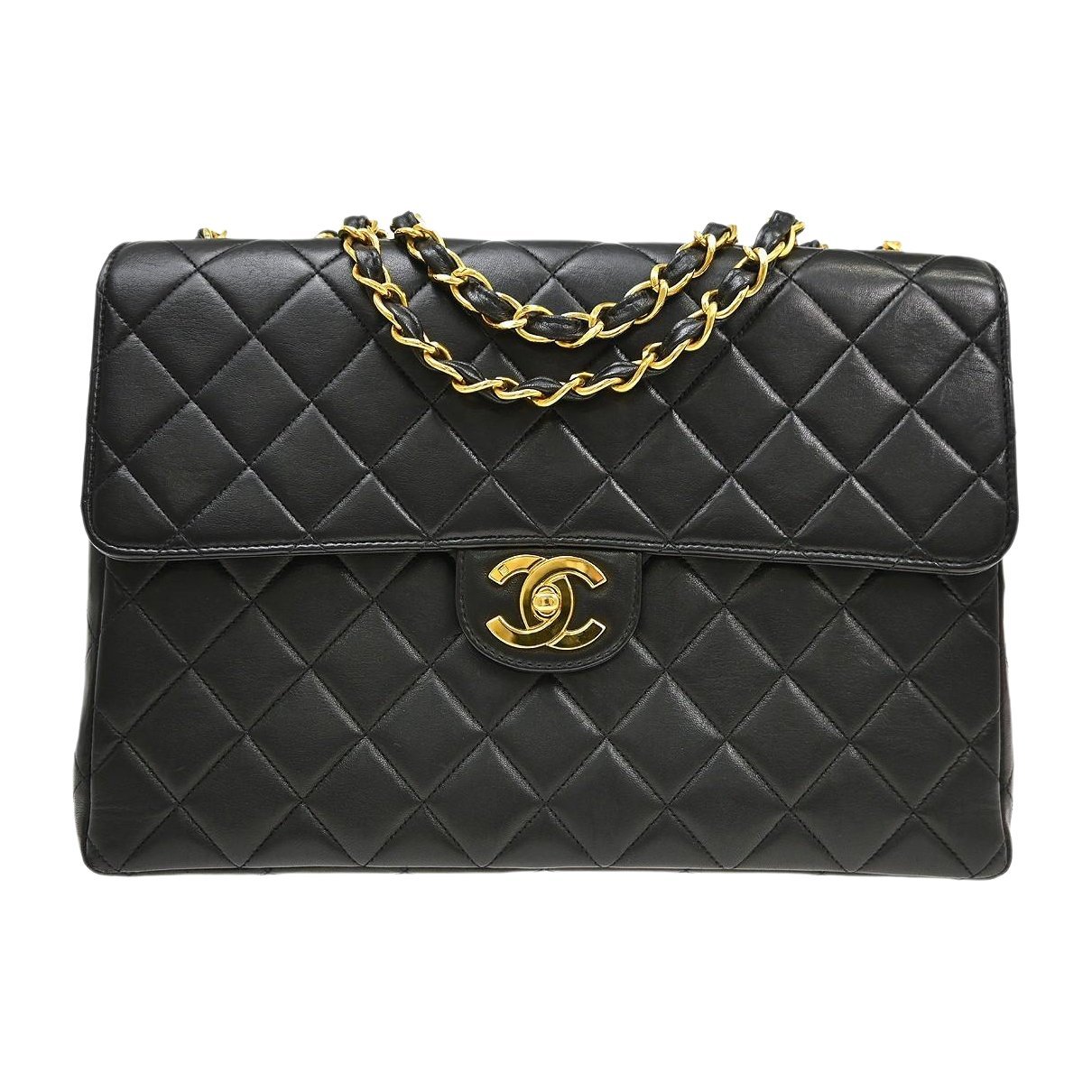 Trendy CC Flap leather crossbody bag