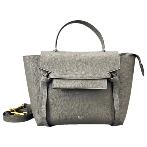 Belt leather crossbody bag
