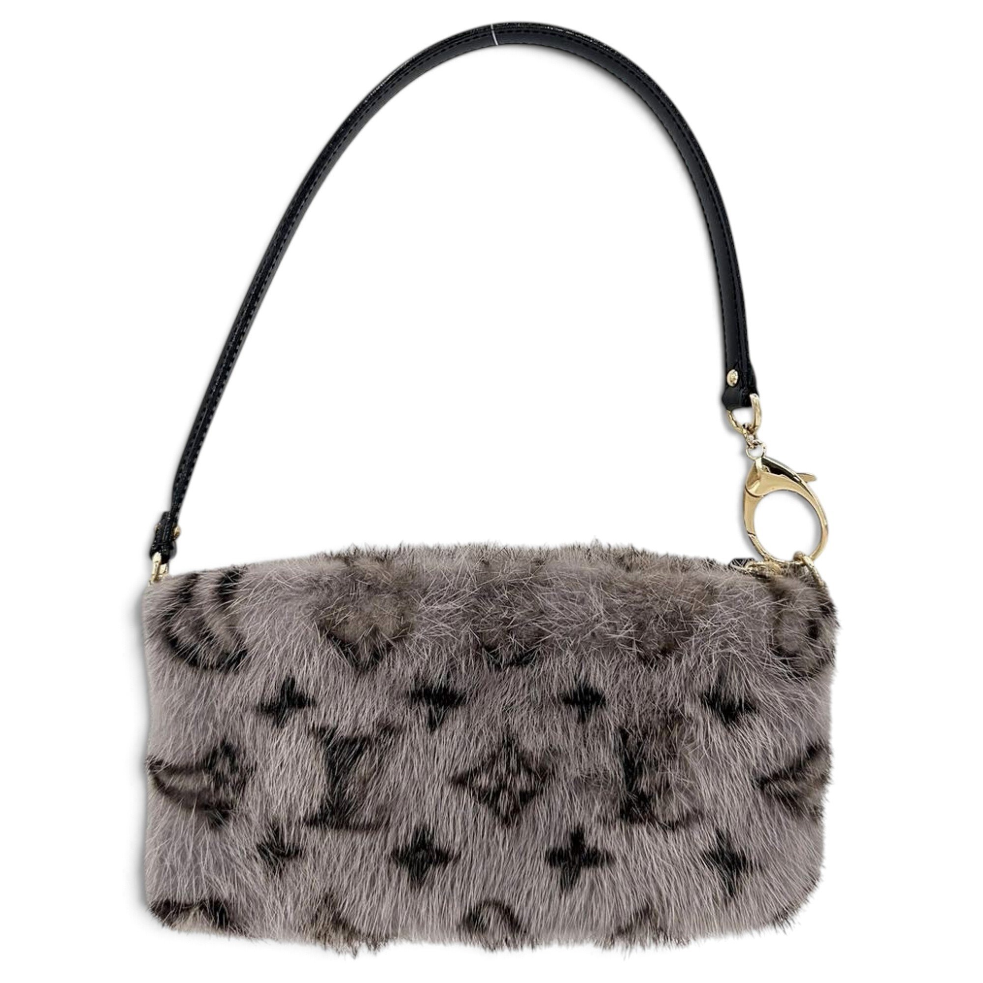 Fold mink handbag
