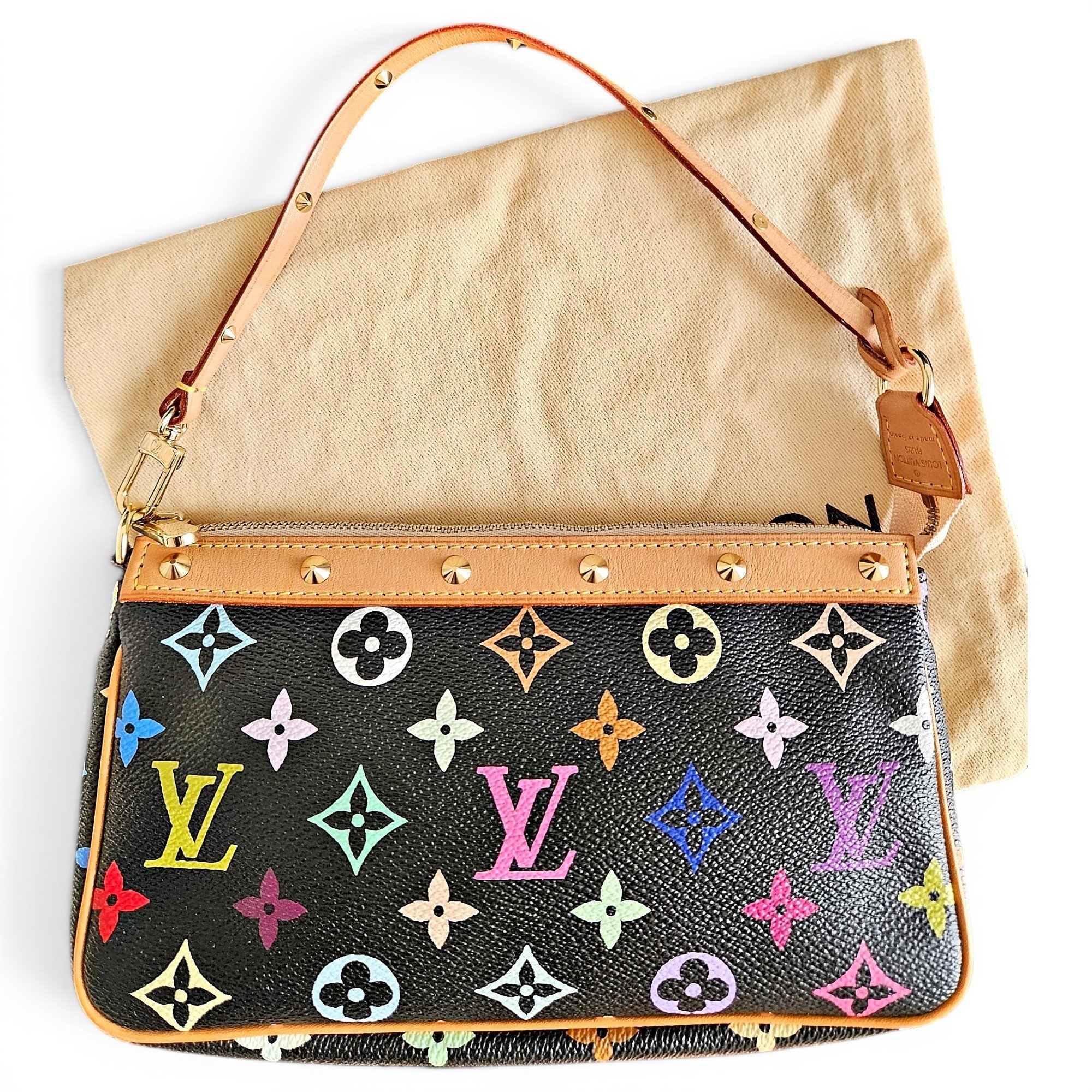 Pochette Accessoire leather handbag