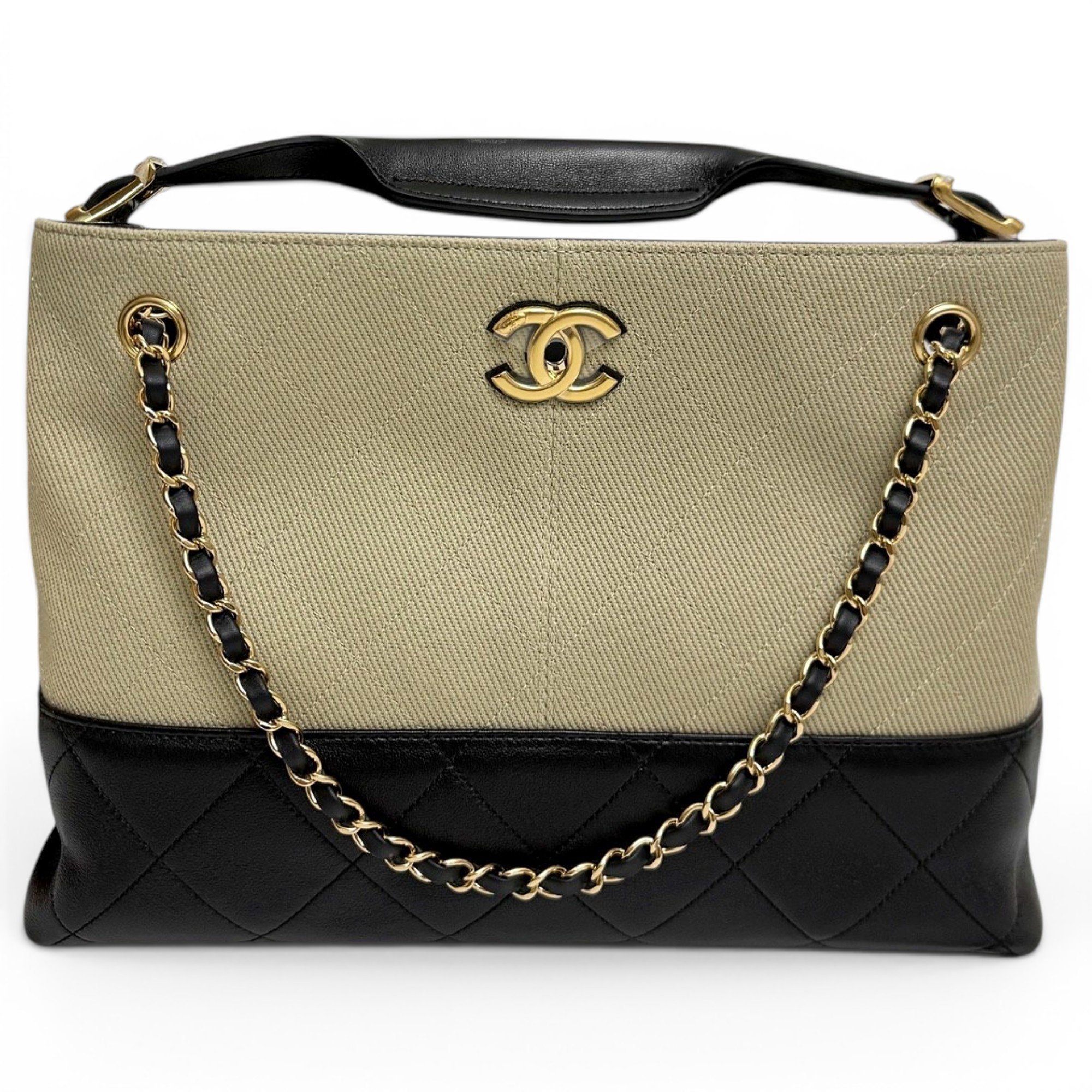 Leather tote