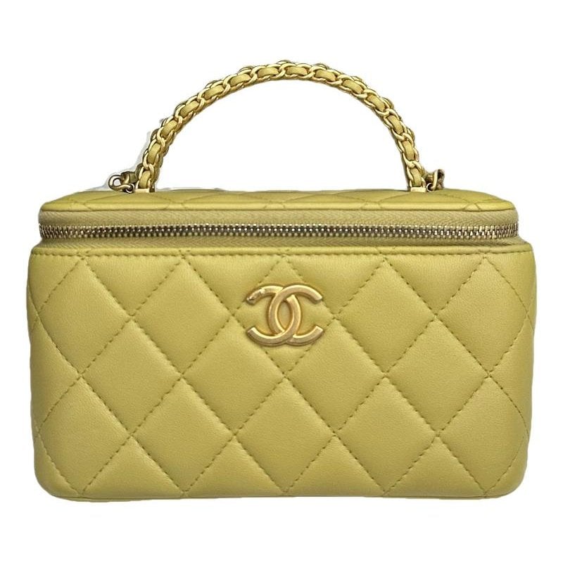 Trendy CC Vanity leather handbag