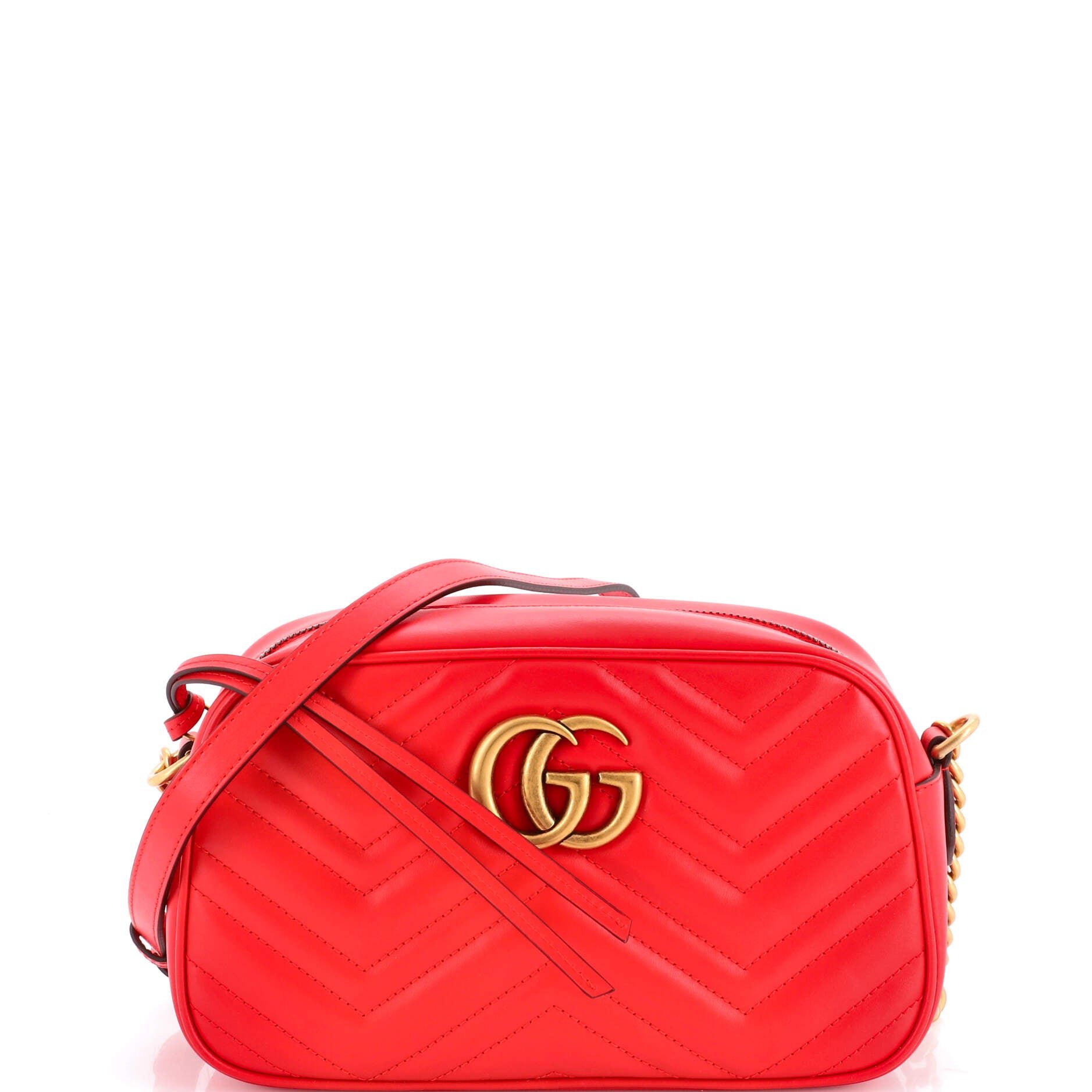 GG Marmont Shoulder Bag Matelasse Leather Small
