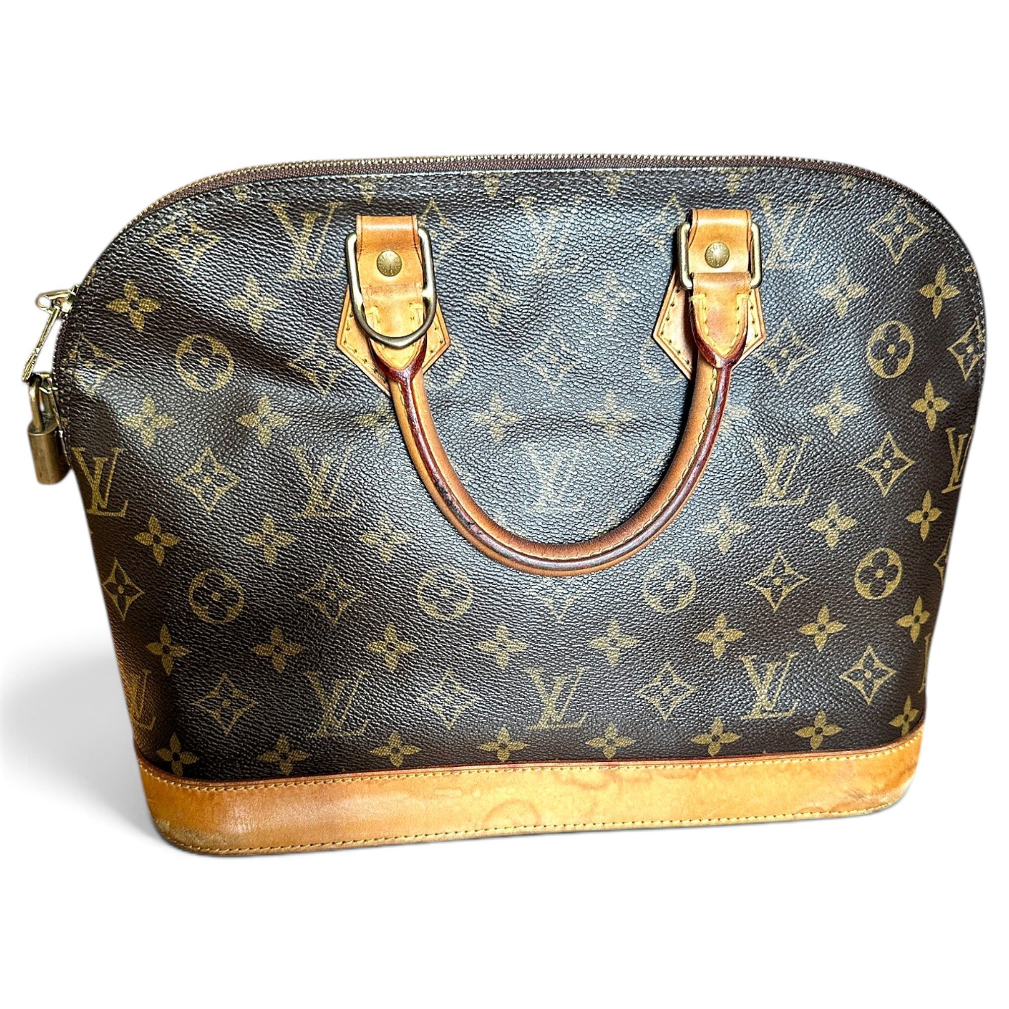 Alma leather handbag