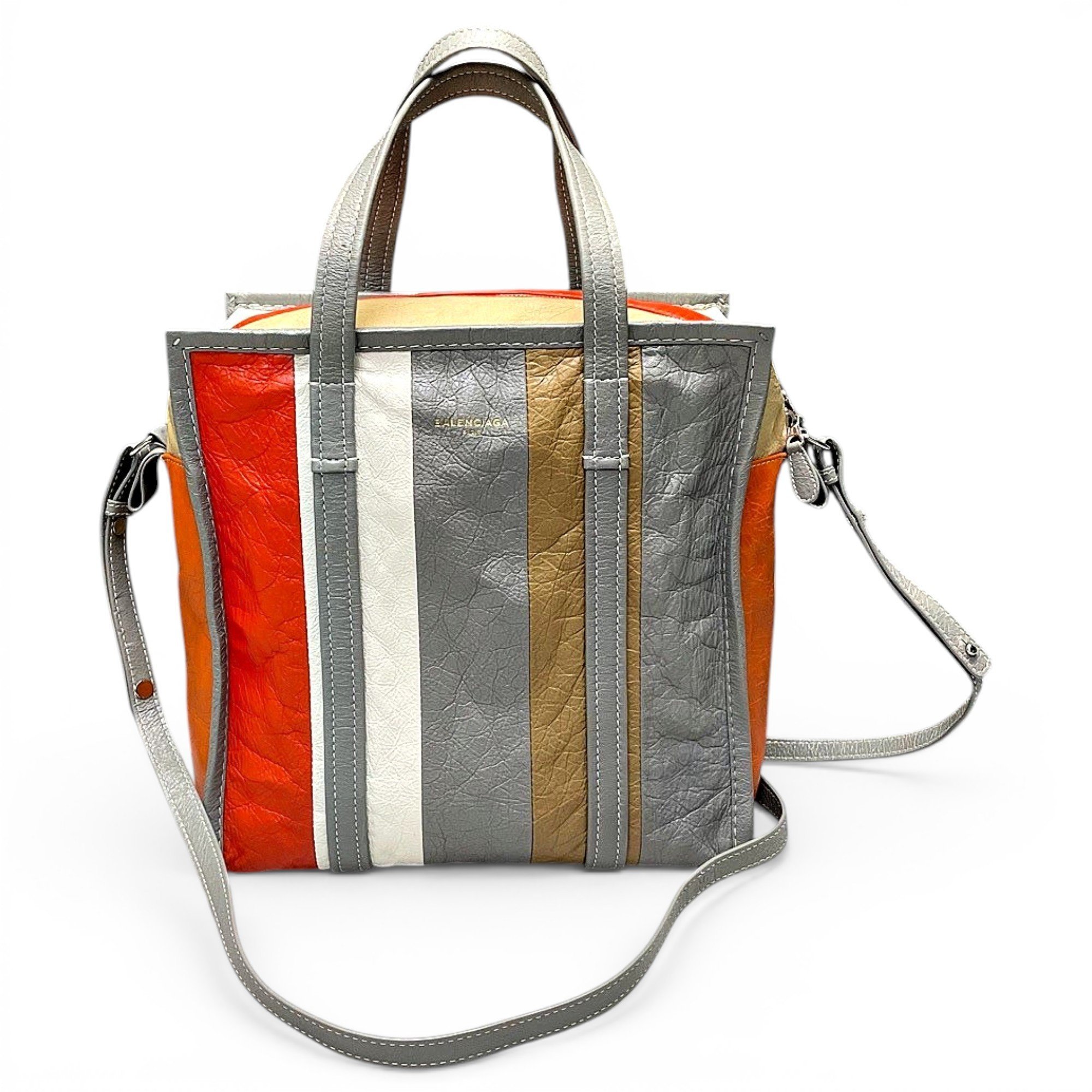 Patent leather handbag